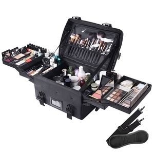 💄Portable Cosmetics Makeup Bag Train Travel Case *NEW